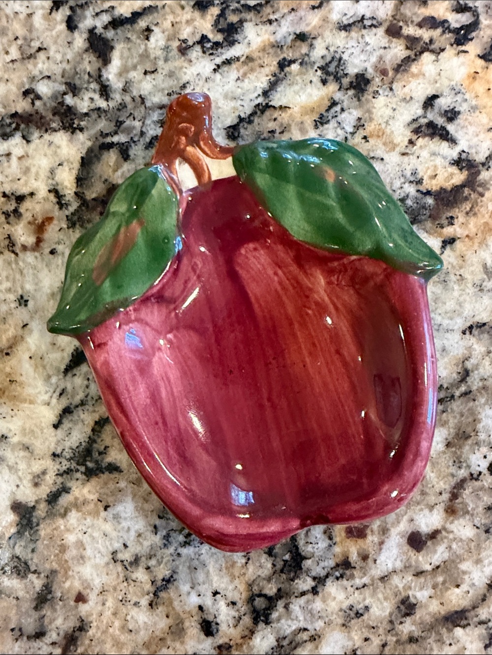 Vintage Franciscan Apple California Pottery Small Dish Mahjong Dice Dish